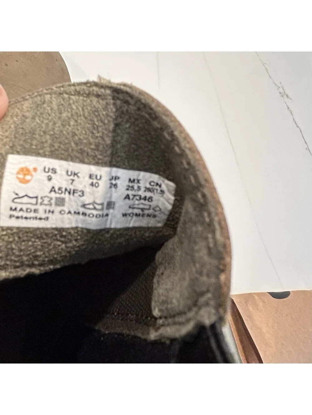 Women’s Timberland Suede Boots 9